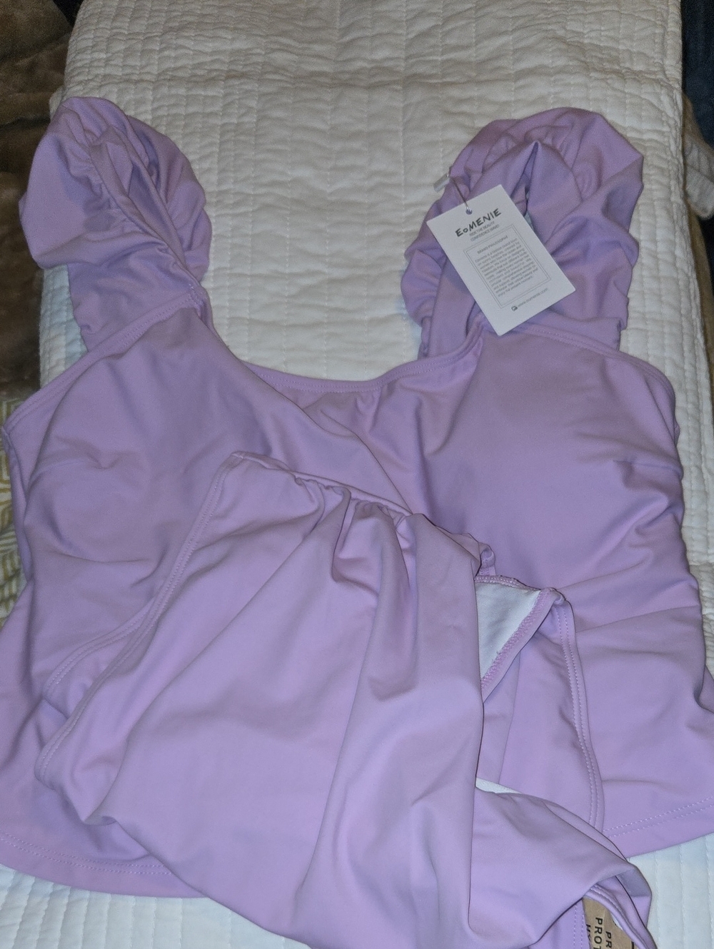 Eomenie LavenderTankini Swimsuit